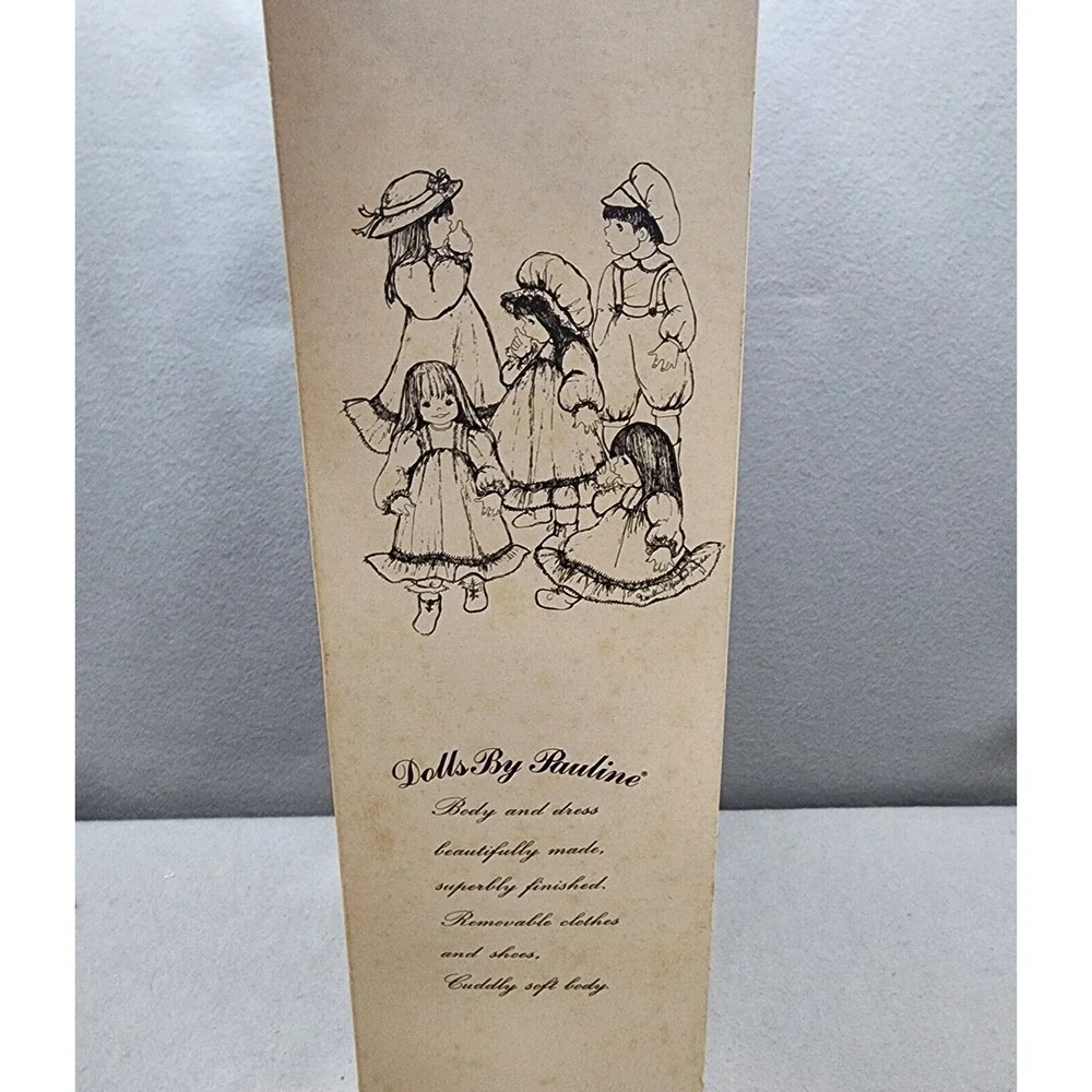 Dolls By Pauline Alexandra Dutch Girl‎ V-107 Brown Lace Dress Vintage Doll 18